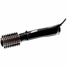 Perie Rotativa Cu Tehnologie Ionizare, 1000w, Ceramica, Aer Rece, 2 Nivele Temperatura, Subtire, Compact, Invelis Ceramic, Negru