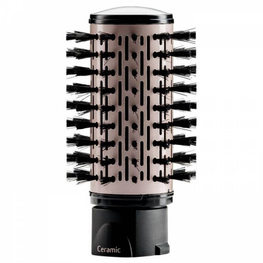 Perie Rotativa Cu Tehnologie Ionizare, 1000w, Ceramica, Aer Rece, 2 Nivele Temperatura, Subtire, Compact, Invelis Ceramic, Negru