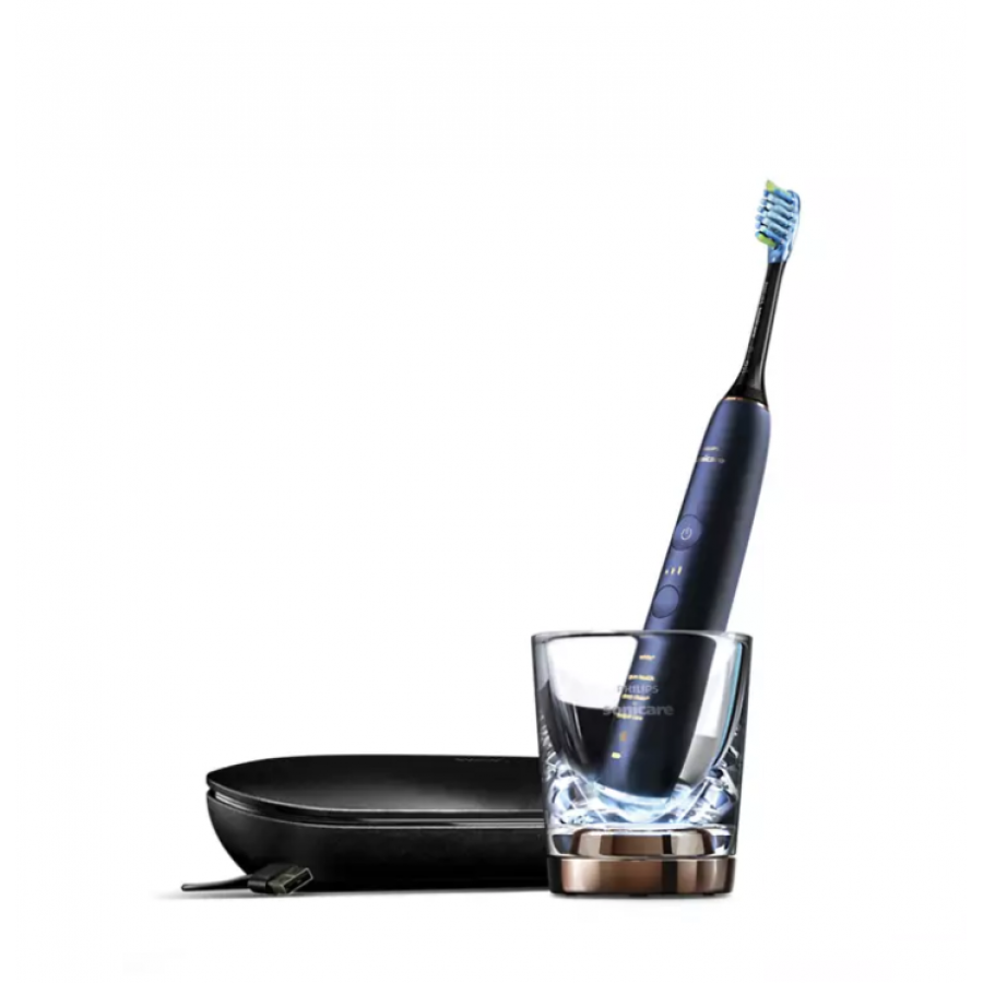 Periuta Electrica De Dinti Philips Sonica, Compatibilitate Aplicatie, 5 Moduri Si 3 Intensitati, Compatibilitate Androi/ios, Iluminare, 62.000 Miscari/minut, Negru