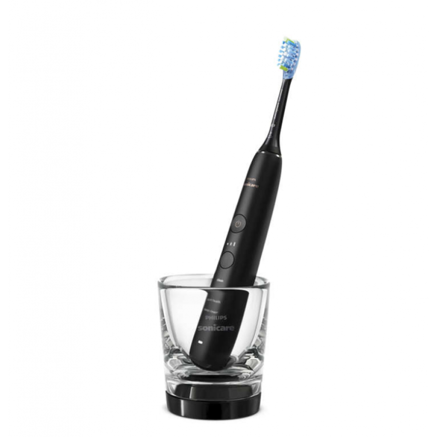 Periuta Electrica Philips De Dinti Sonica Cu Aplicatie, 4 Moduri Si 3 Intensitati, Senzor Presiune, Compatibilitate Androi / Ios, Brushpacer Si Smartimer, Negru