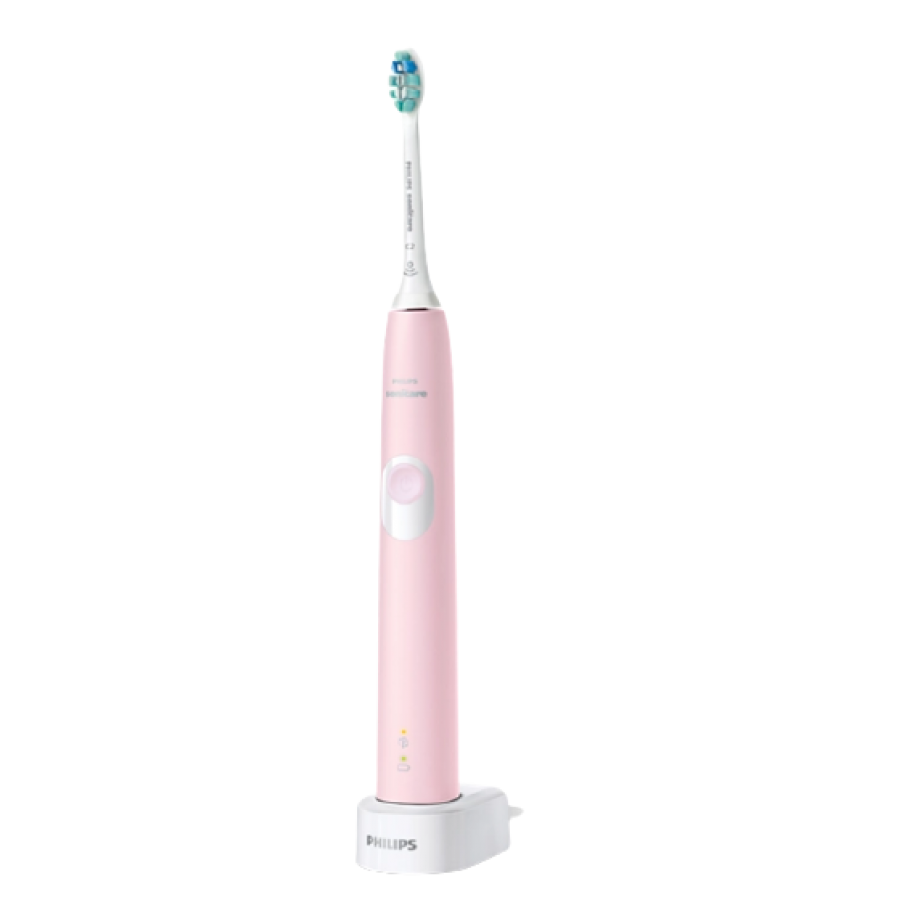 Periuta Electrica Philips Pentru Dinti, Mod De Curatare, Brushsync, Senzor Presiune Integrat, Maner Protectiveclean, Smarttimer Si Quadpacer, Autonomie 14 Zile, Culoare Roz