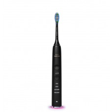 Periuta Philips Smart Cu Aplicatie Connected Brushing, Ingrijire Gingii, 3 Intensitati, Iluminare Violet, 62.000 Miscari/minut, Culoare Negru