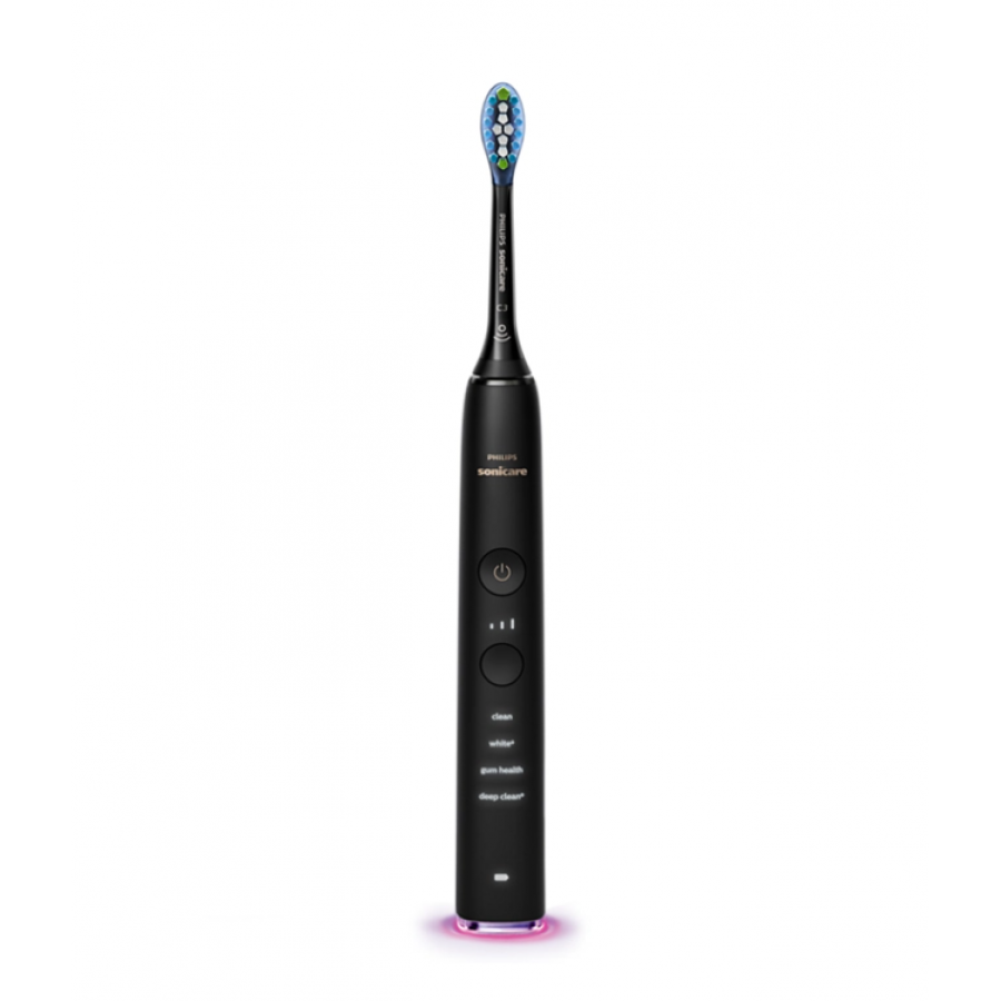 Periuta Smart Philips Pentru Albire, Aplicatie Connected Brushing Android / Ios, 4 Moduri Si 3 Intensitati, Vibrare Maner, Senzor Pozitie,  Culoare Negru