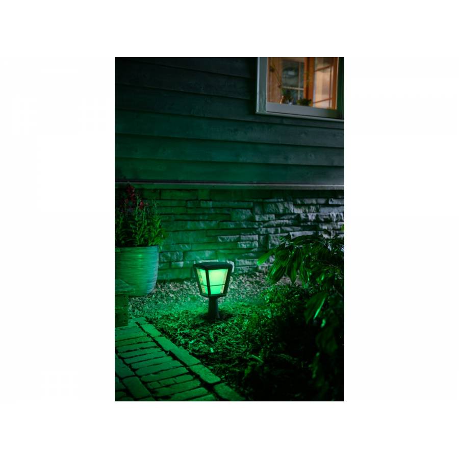 Piedestal Iluminare Philips Led Rgbw, Protectie Ip44, Inaltime 32.2 Cm, 1150 Lm, 25000 Ore, Putere 15 W, 2000-6500 K, Culoare Negru