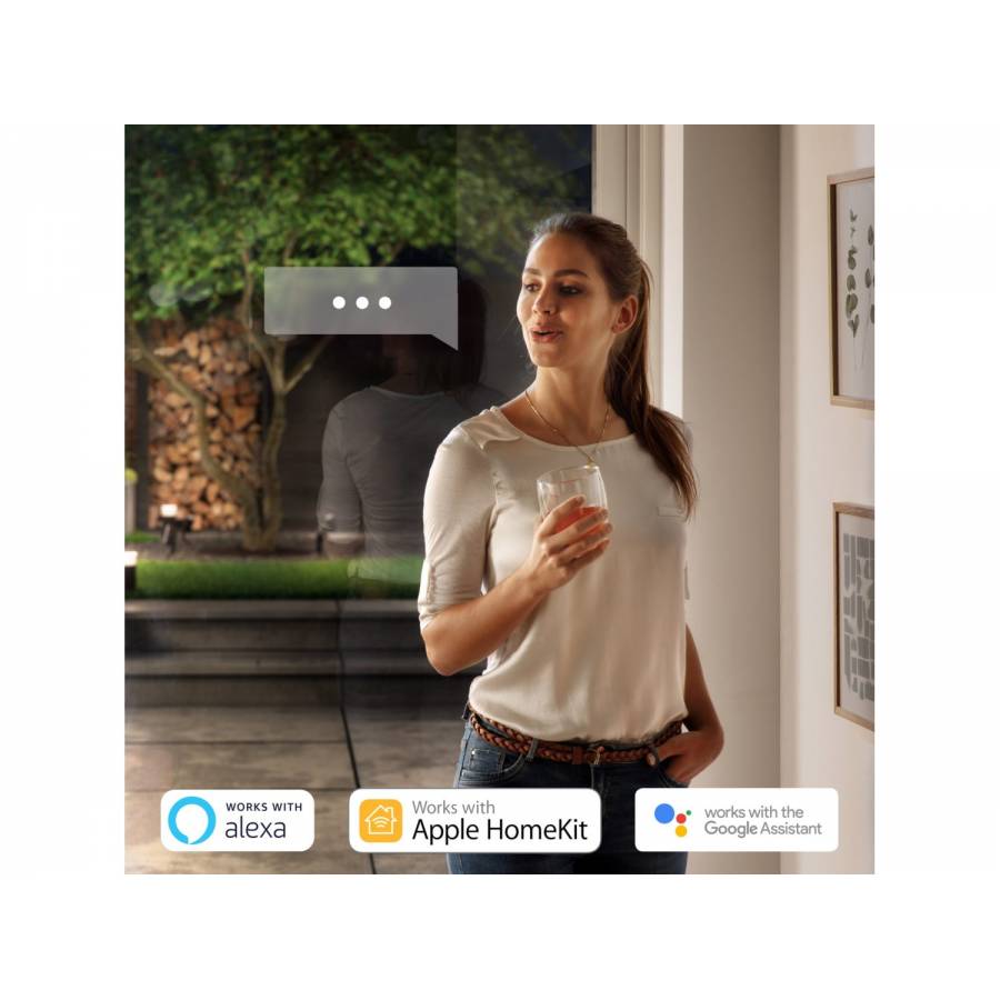 Piedestal Philips Exterior, Material Sticla, Flux 1000 Lm, 25000 Ore, 50 60 Hz, 13.5 W, Protectie Ip44, Izolatie Dubla, Design Modern, Culoare Negru