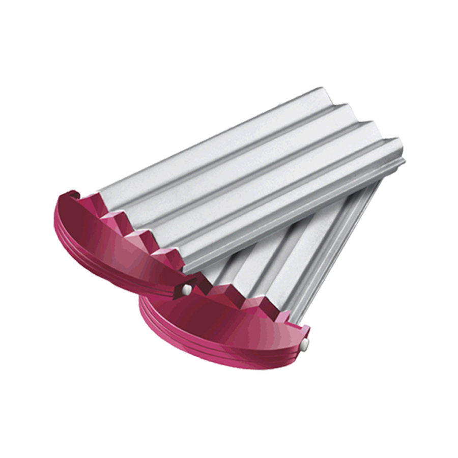 Placa De Creponat  Multistyler Style Mix Cu 10 Accesorii Incluse, Temperatura Maxima Pana La 180 °c, Invelis Satinat, Placi Interschimbabile, Design Modern,alimentare 230 V, Roz/Alb