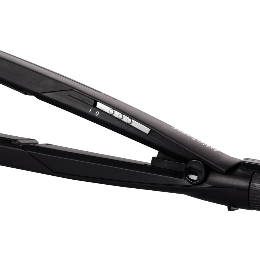 Placa De Indreptat Parul Ultra Slim 22mm Babyliss, Element De Incalzire 2 X Ptc, Temperatura Max 230 °c, Invelis Babyliss Diamond Ceramic,voltaj Universal Compatibil, Mecanism De Blocare, Negru