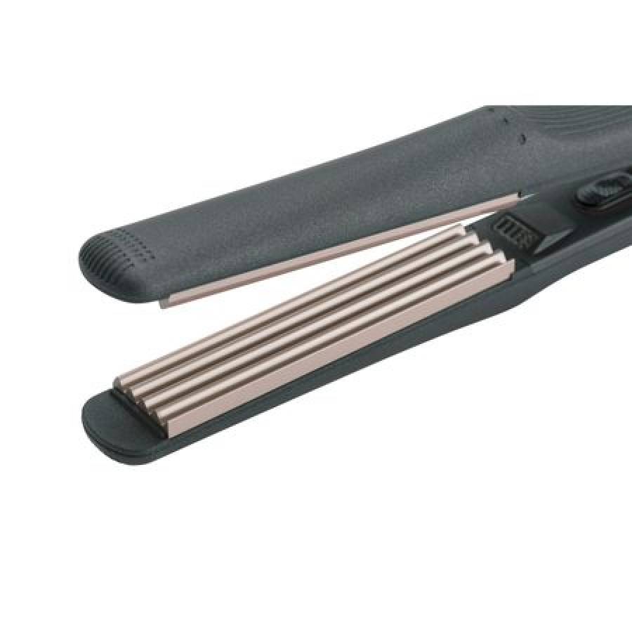 Placa Profesionala Victronic De Par , Pentru Creponat  Sau Zigzag , Material Ceramica , Temperatura Maxima 200°c , Putere 39 W , Cablu Rotativ , Negru