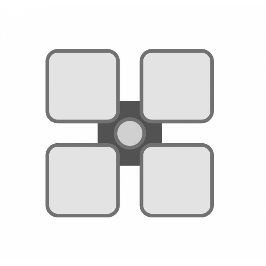 Plafoniera Led Smart Klausstech, Putere 72 W, Difuzor Integrat, Lumini Rgb, Conexiune Bluetooth Android & Ios, Luminozitate & Caldura Ajustabile , Design Modern, Alb