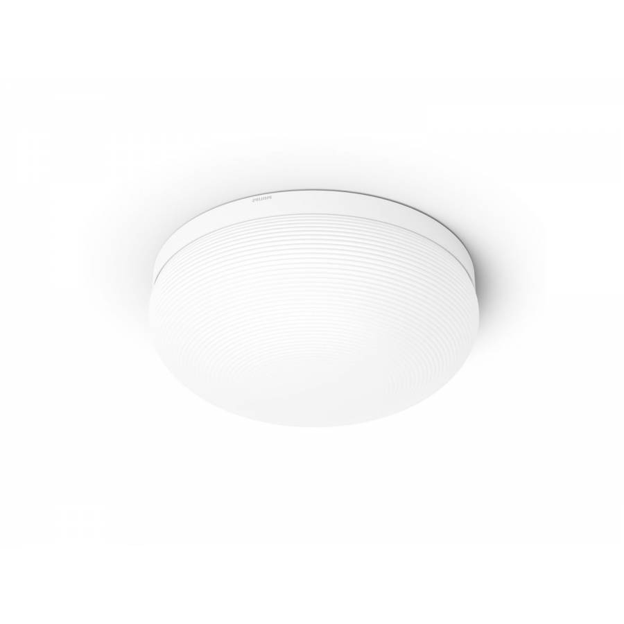 Plafoniera Philips Led Rgbw Cu Ambianta Alba Si Color, Led Integrat, Control Bluetooth Prin Aplicatie, Material Sticla, Contemporan, Alb
