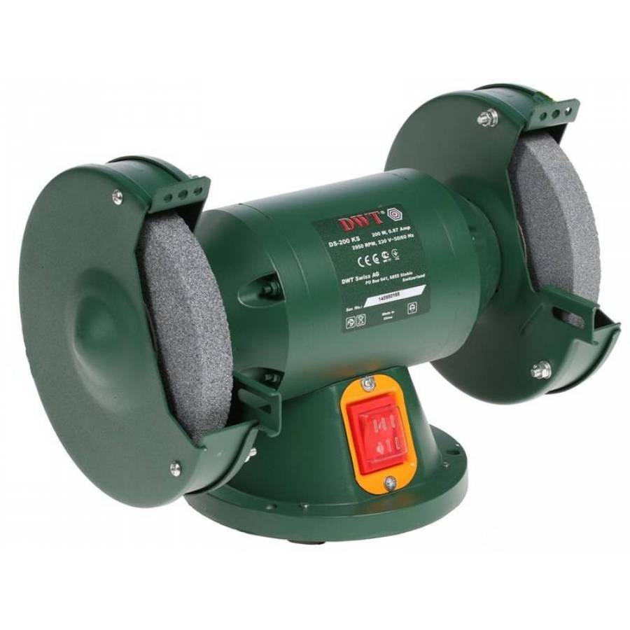 Polizor De Banc Profesional , Putere 350 W , Diametru Disc 200mm , Protectie Reglabila