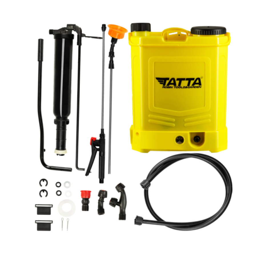 Pompa De Stropit, Electrica, Manuala, 2 In 1, Tija Din Fibra De Sticla, Declansator Pe Maner, Capacitate 16l, Presiune 1 Mpa, Regulator De Viteza, Buton On/off, Indicator Led, Tip Rucsac, Plastic, Galben