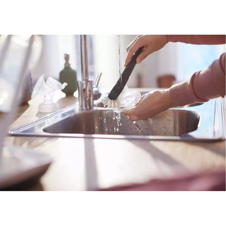 Pompa Dubla Philips De San, Baterie Reincarcabila, Afisaj Cronometru, Fara Bpa, 100 - 240 V, 8 Niveluri Stimulare, Culoare Alb