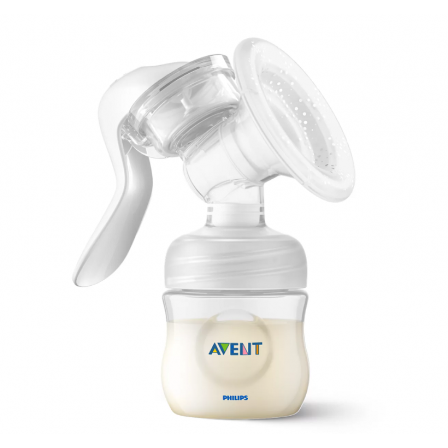 Pompa Manuala Pentru San Philips, Fara Bpa, Sticla Polipropilena Si Tetina Din Silicon, Design Confortabil, Utilizare Usoara, Portabila, Transparenta