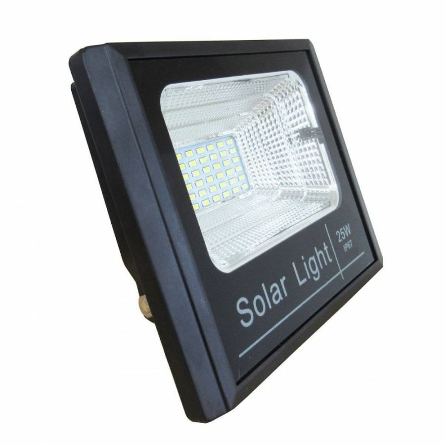 Proiector Klausstech Profesional Led , Putere De 25 W Cu Panou Solar, Functia Water Proof Ip67 , Timp De Lucru 13-15 Ore , Telecomanda Inclusa
