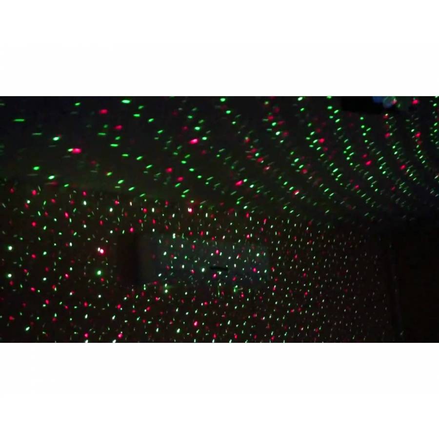 Proiector Laser Cu Joc De Lumini, Rosu Si Verde Puncte, Klausstech