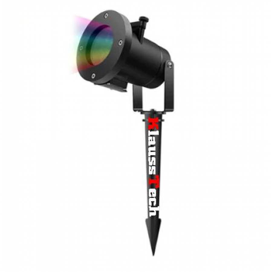 Proiector Laser Pentru Casa, Rezistent La Apa, Cu Joc De Lumini, Culoare Verde + Rosu, Klausstech