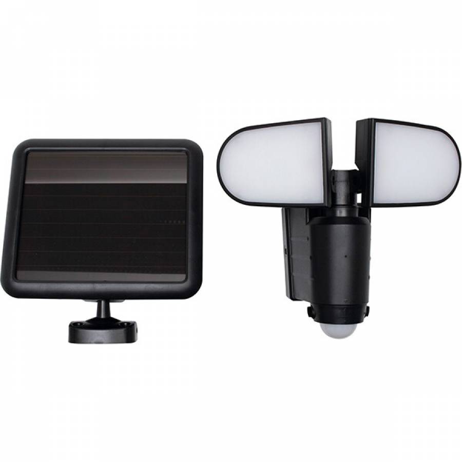 Proiector Led Cu Baterie Solara , Klausstech , Luminozitate 500 Lm , Putere 5 W , Temperatura Lumina 4500 K , Alba/rece , Acumulator 1500 Mah , Negru