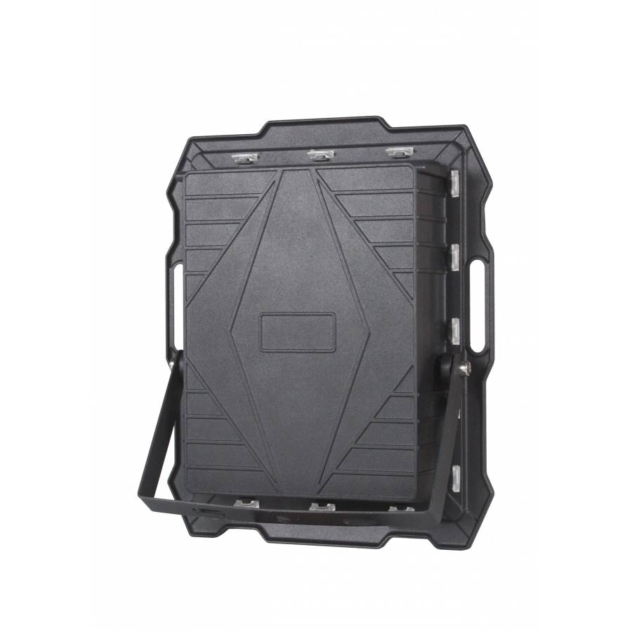 Proiector Led Cu Panou Solar Klausstech, 200w, Camera Wifi Hd, Telecomanda, 144 De Led-uri, Waterproof, Consum Redus De Energie, Compact Si Ergonomic, Negru