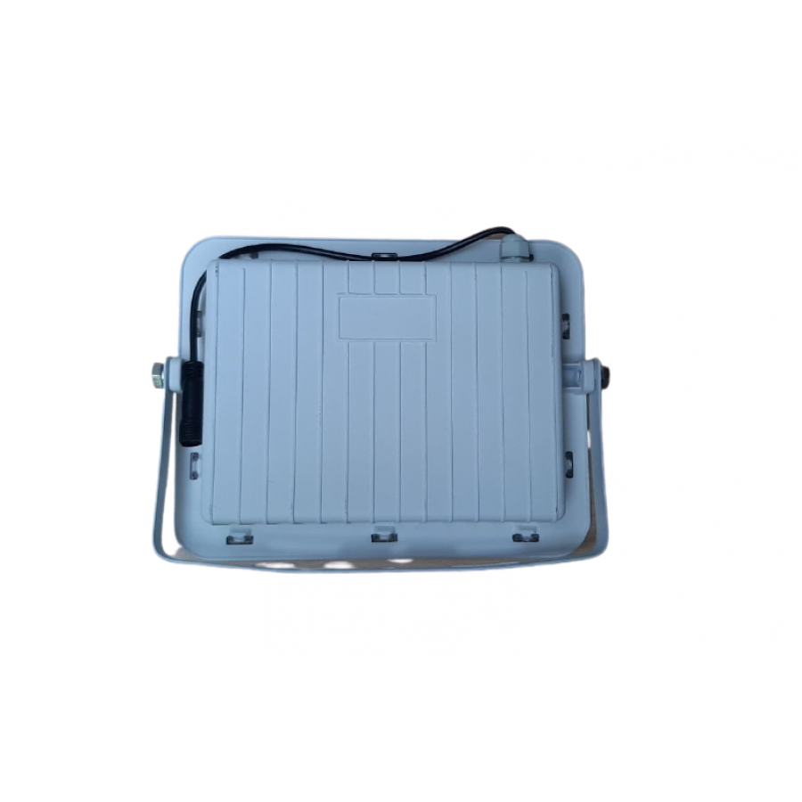 Proiector Led Cu Panou Solar Si Telecomanda Klausstech, 100 W, Autonomie 10 H, 9500 Lm, Durata De Functionare 50.000 H, Alb