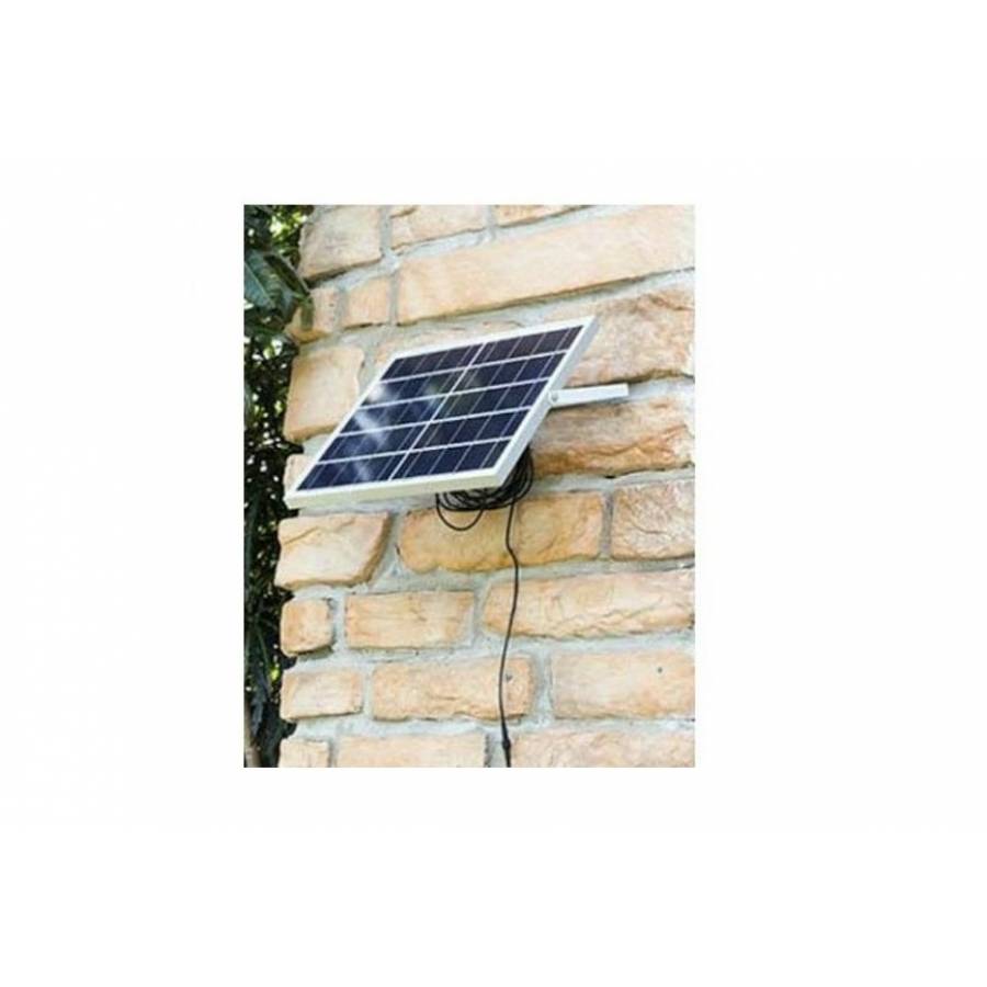 Proiector Led Cu Panou Solar Si Telecomanda Klausstech, 150 W, Autonomie De 10 H, Durata De Functionare 50.000 H, Design Compact Si Modern, Culoare Alb
