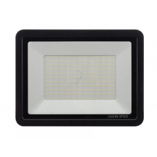 Proiector Led De Exterior Klausstech, Putere 300 W, Ip 65, Clasa A+, Flux Luminos 2400 Lm, Unghi Fascicul Lumina 120°, 6500 K, Design Modern, Culoare Negru