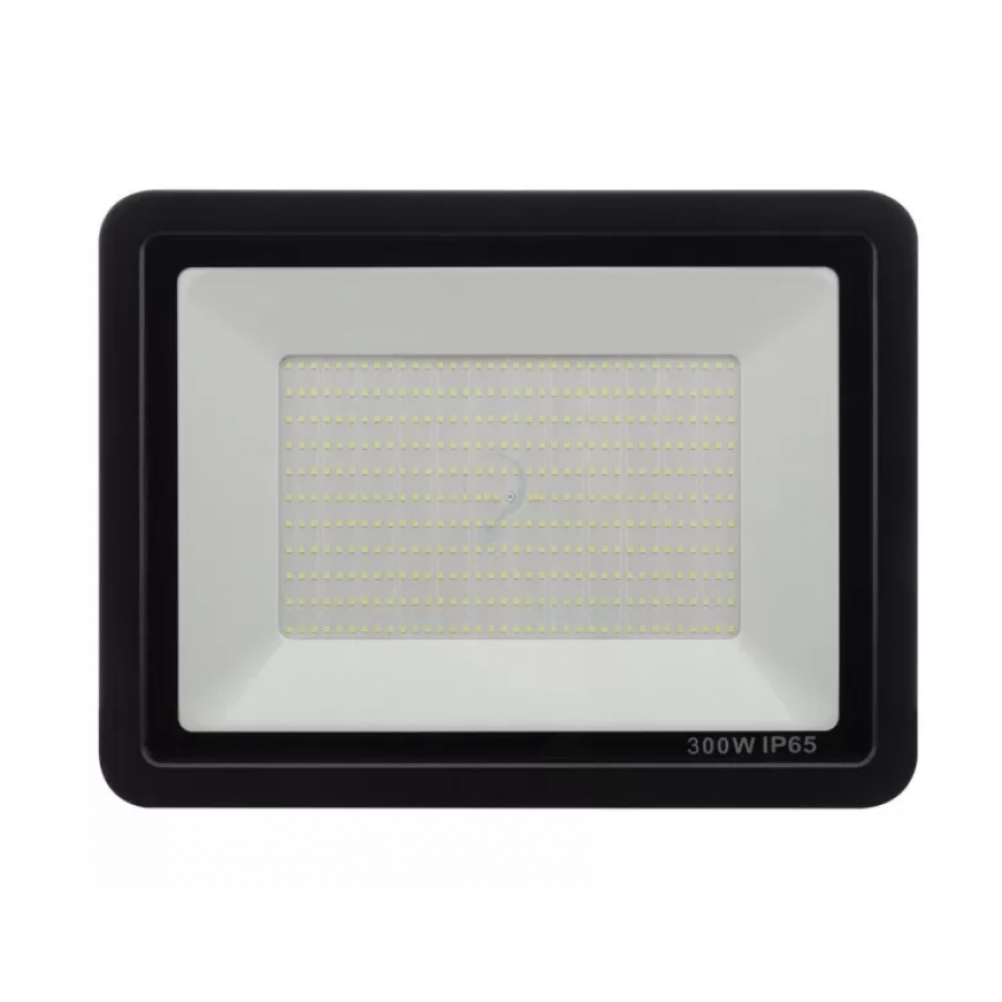 Proiector Led De Exterior Klausstech, Putere 300 W, Ip 65, Clasa A+, Flux Luminos 2400 Lm, Unghi Fascicul Lumina 120°, 6500 K, Design Modern, Culoare Negru