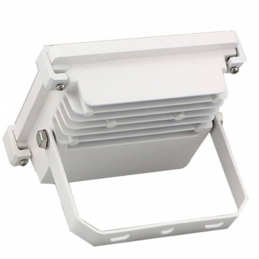 Proiector Led Klausstech, 10w, 900 Lumeni, Peste 50000h De Functionare, Luminca Puternica, Consum Redus De Energie, Rezistent La Intemperii, Praf Si Apa, Design Compact Si Ergonomic, Alb