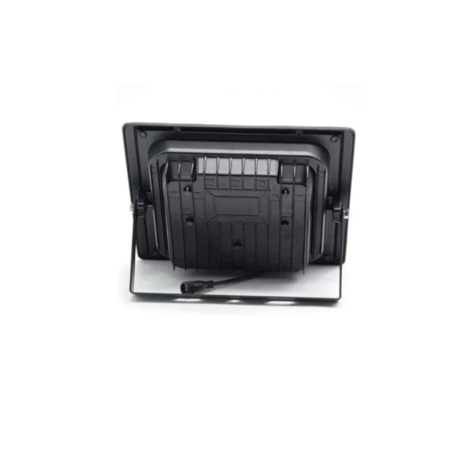 Proiector Led Klausstech, Putere De 100w, Panou Solar Inclus, 10500 Lumeni, Ip67, Iluminare Pe 140 De Grade, Culoare Negru