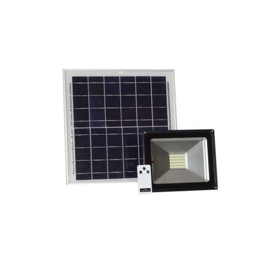 Proiector Led Rezistent La Apa Cu Telecomanda Klausstech, Lumina Alb Cald , Alb Rece, Pentru Exterior Ip 65 , 50w