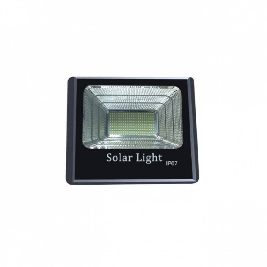 Proiector Solar KlaussTech 60 W Lumina Rece, Telecomanda Cu Functii Multiple, Negru