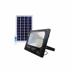 Proiector Solar Led 30 W, Telecomanda Inclusa, Protectie Ip 67, Design Modern, Negru