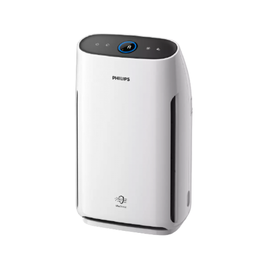 Purificator Philips De Aer Cu Mod Automat, Pana La 32 M2/344 Ft2, Alimentare 50 W, Panou Tactic De Control, Indicatoare De Turatie Ventilator 1, 2, 3, Turbo, Culoare Alb