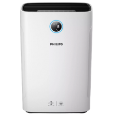 Purificator Si Umidificator De Aer 2 In 1 Philips, Afisaj Calitate, 3 Moduri Automate Cu Motor Cc, Functie Cronometru, Senzor Pm2.5, Lungime Cablu 1.8 M, Panou Tactil, Alb