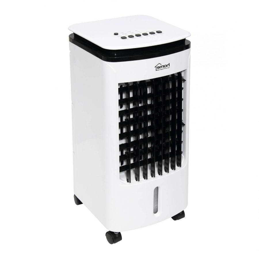 Racitor De Aer Portabil, 80 W, Telecomanda Inclusa, 3 Moduri De Functionare, Lamele Pentru Directionarea Aerului, Temporizator, Alb