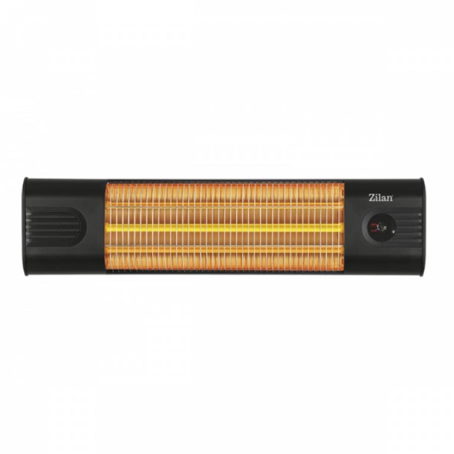 Radiator Cu Infrarosu, 1 Element, Putere Maxima 1800w, 3 Trepte De Caldura, Recomandat Pentru Incaperi Pana La 30 M², Temperatura Maxima 400°c,  Negru