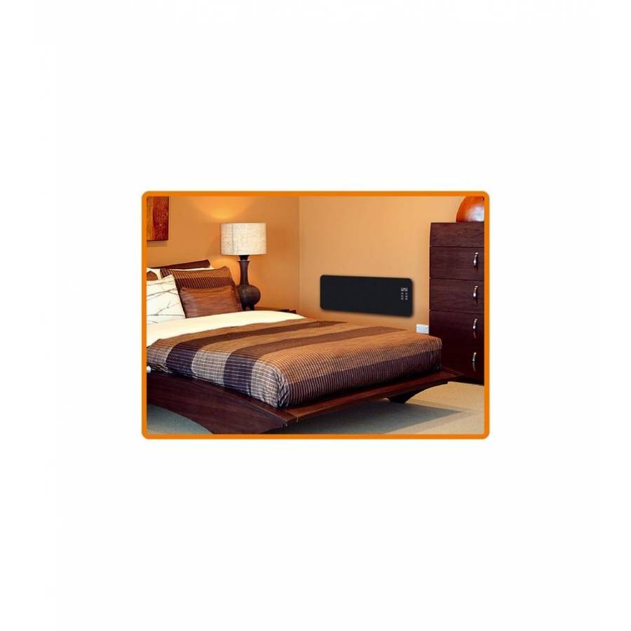 Radiator Electric Smart Wifi, Temporizator Pentru Oprire , Functie Protectie Copii , Doua Trepte De Incalzire 1000/2000 W , Protectie Ipx4 , Modern , Culoare Negru