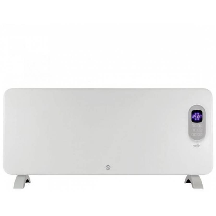 Radiator Smart Home , Wireless , Putere 2000 W Touch, 2 Trepte Incalzire, Ios, Android, Termostat, Ipx4, Alimentare Retea , Culoare Alb