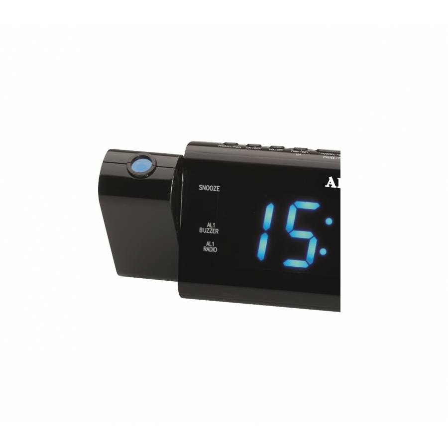 Radio Ceas Am/fm Cu Proiector, Functie Alarma, 2 X Port Usb, Incarcare Usb, Afisaj 1.2