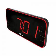 Radio Cu Ceas, Aux-in, Usb, Radio Am/fm, Display Led, Dimmer, Ceas Digital, Snooze, Jack, Negru