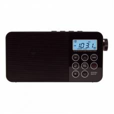 Radio Digital Portabil , Ecran Lcd, 3 Benzi, Radio Digital Am/fm/sw, Sensibilitate Ridicata, Functie Desteptare, Design Clasic, Negru