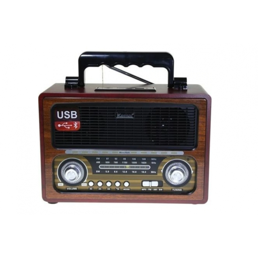 Radio Kemai Cu Cititor Incorporat Usb Si Sd Card , Mp3 Player, Design Retro
