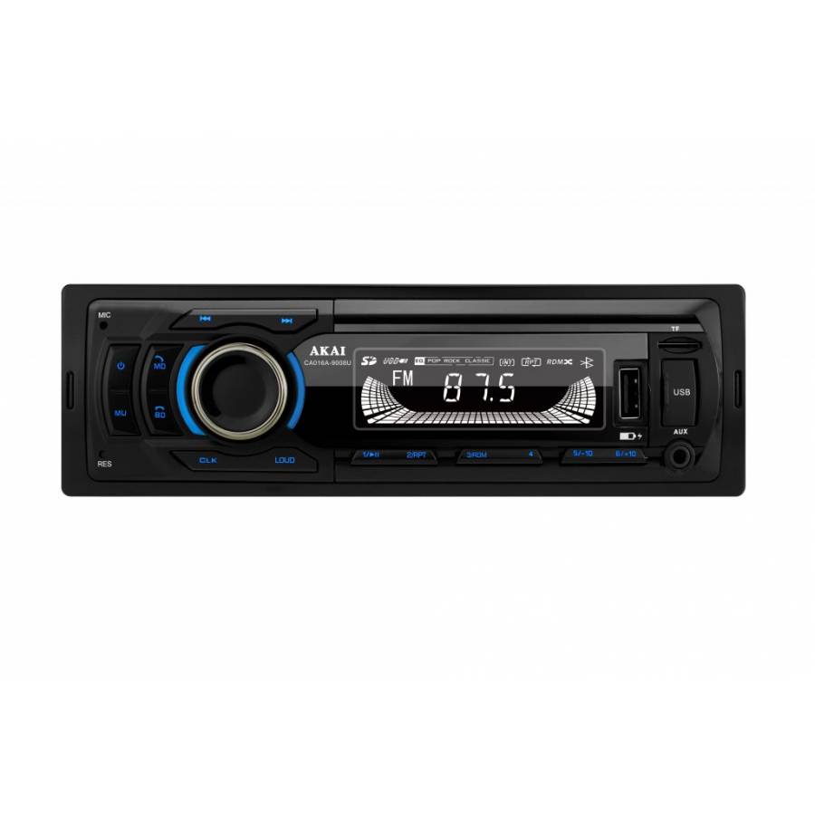 Radio Mp3-player, Operare Prin Aplicatie, Bluetooth, Radio Fm, Tf Card, Usb Functie Incarcare, Functie Redare Audio, Afisaj Led, Conector Iso, Pop/rock/classic/flat/jazz/off,  Negru