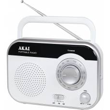 Radio Portabil, Antena Telescopica, Radio Am/fm, Am 530-1600 Khz, Fm 87.5-108 Mhz, Putere 1w, Jack 3.5mm, Ac/dc, Alb