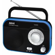 Radio Portabil, Antena Telescopica, Radio Am/fm, Am 530-1600 Khz, Fm 87.5-108 Mhz, Putere 1w, Jack 3.5mm, Ac/dc, Albastru