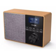 Radio Portabil Philips Cu Bluetooth, Dab+, Reglare Automata Digitala, 20 Presetari, Afisaj Lcd, Cronometru De Bucatarie, Negru