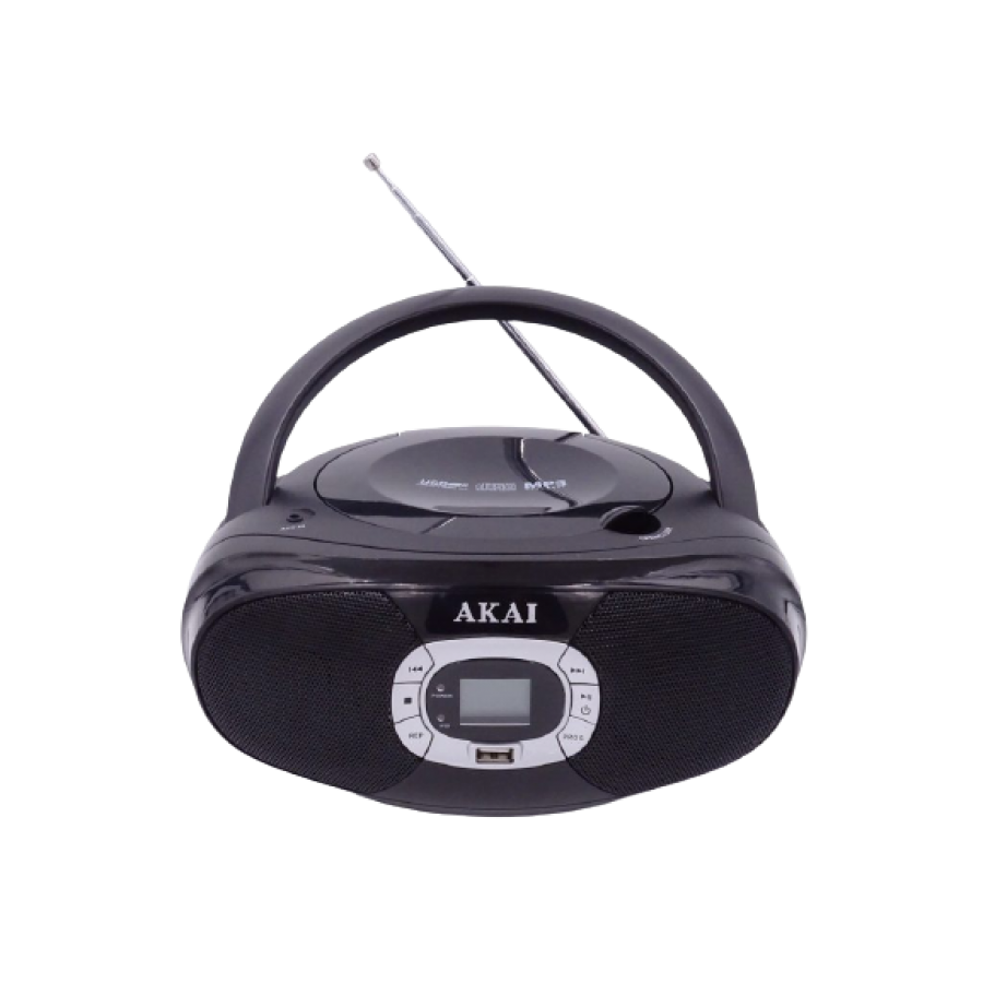 Radio Portabil, Usb, Cd, Antena Telescopica, Am/fm, Radio Fm, Display Lcd, Jack, Functie Line-in, 2 X 1 W, Negru