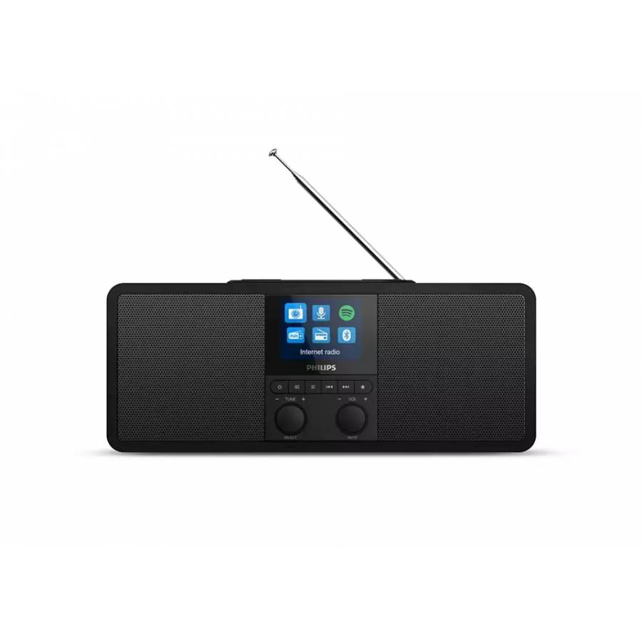 Radio Prin Internet Philips Cu Spotify Connect, Conexiune Bluetooth, Dab+, Smart Ecran, Afisare Informatii, 2 X 3w, Afisaj Colort Tft 2.4