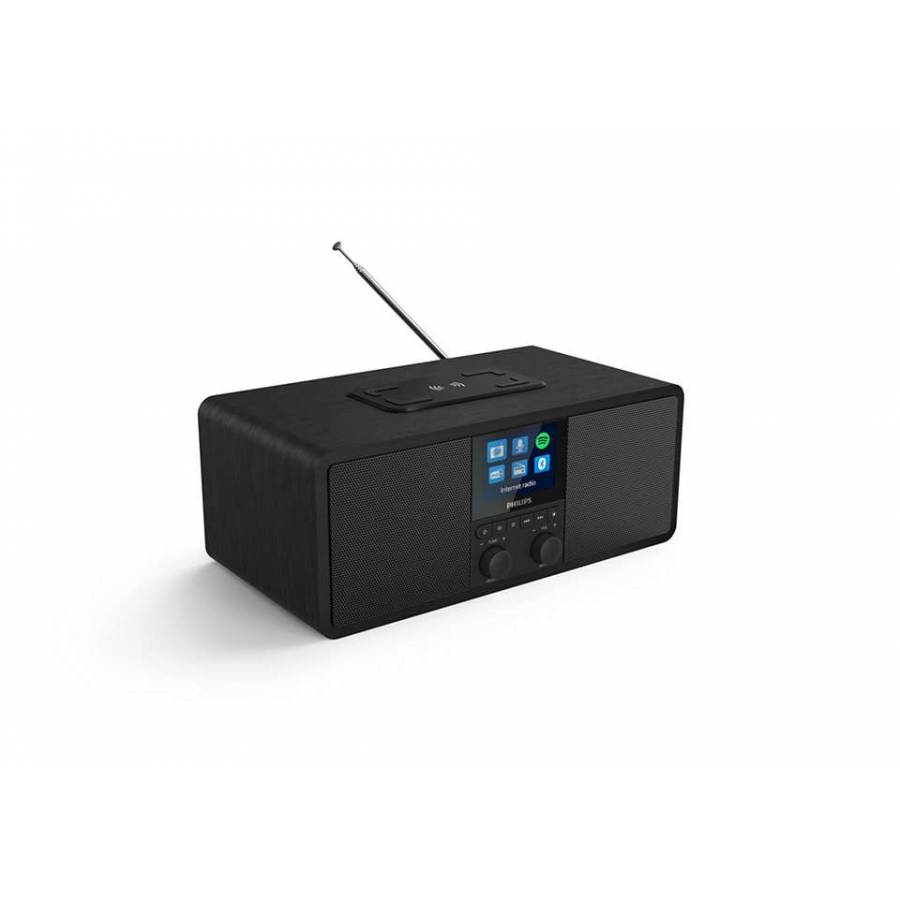 Radio Prin Internet Philips Cu Spotify Connect, Conexiune Bluetooth, Dab+, Smart Ecran, Afisare Informatii, 2 X 3w, Afisaj Colort Tft 2.4