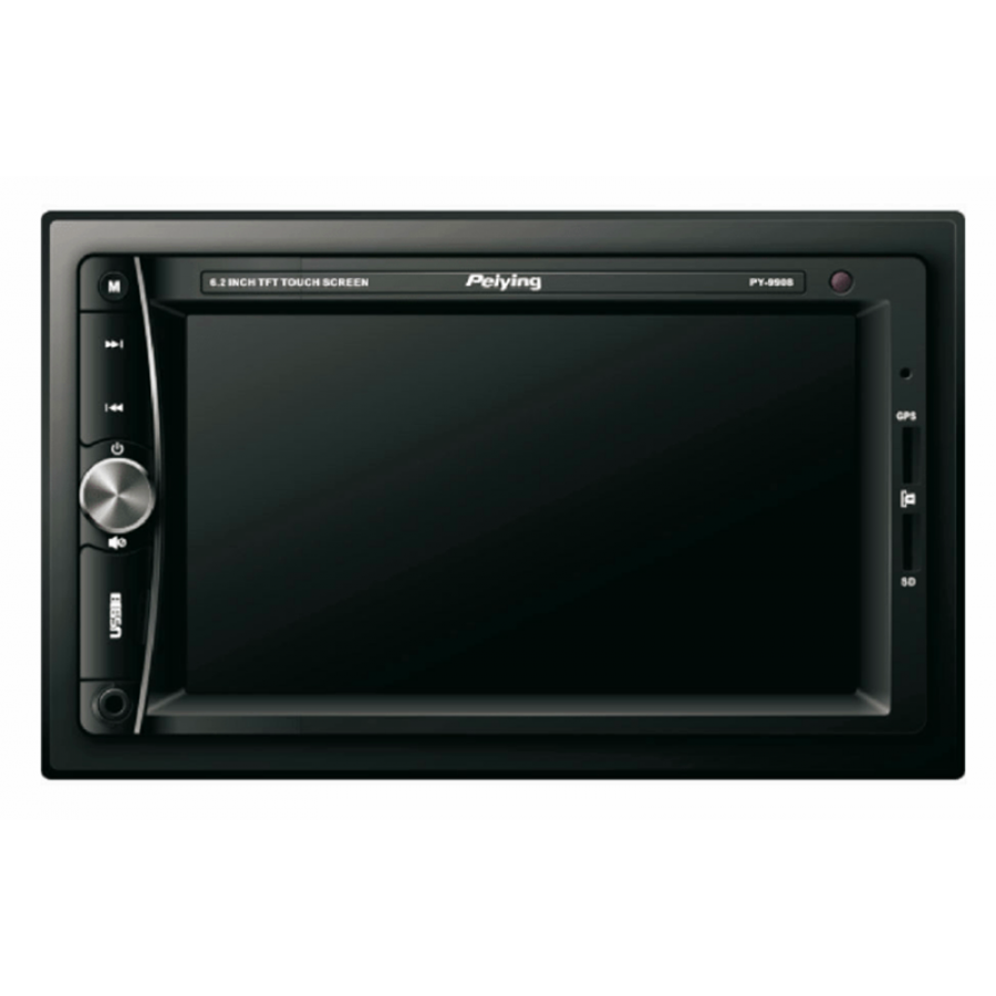 Radio Profesional Auto, Diagonala Tft De 6.2” , Functia Bluetooth, Gps Cu Win Ce 6.0 , Tuner Esp , 4 X Rca , Culoaare Negru